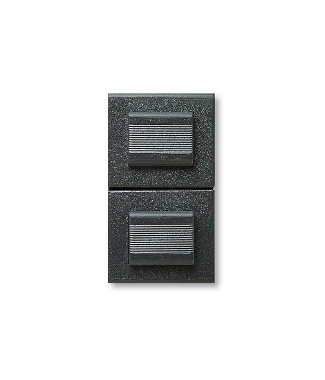 45355-DOUBLE BUTTON NA 1P 16A NOIR