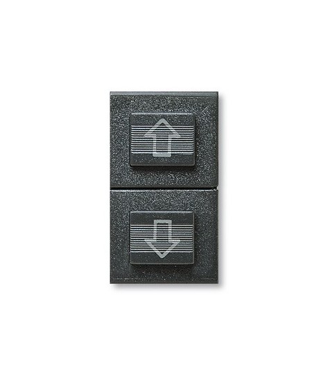 45356-DOUBLE BUTTON NA WITH ARROWS NOIR