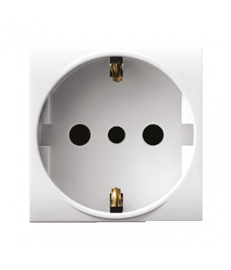 SCHUKO 2P+T16A ANTIB SOCKET. DOMUS 2M