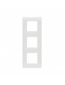 PLACCA YOUNG 2+2+2 BIAN. RAL9010