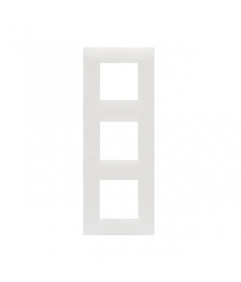 PLACCA YOUNG 2+2+2 BIAN. RAL9010