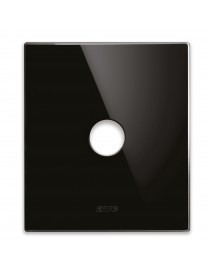 PLATE NEW STYLE BLACK GLASS AS.1COM