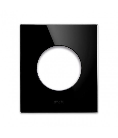 PLAQUE NEW STYLE BLACK GLASS AS.1PRE
