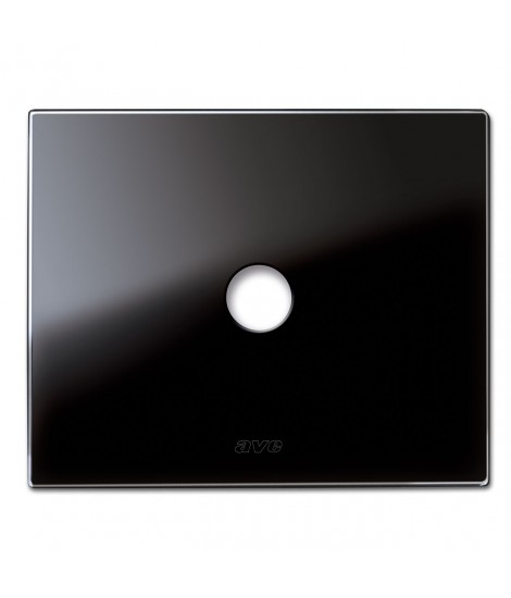 PLACCA NEW STYLE VETRO NERO AS.1COM