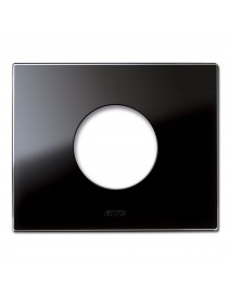 PLATE NEW STYLE BLACK GLASS AS.1PRE