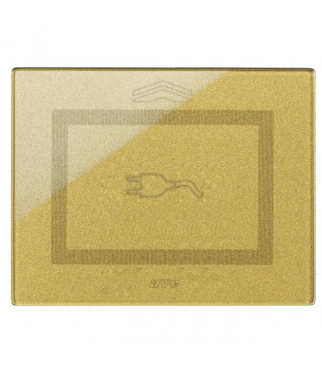 Placca Touch Vetro, S44 ORO SPINA