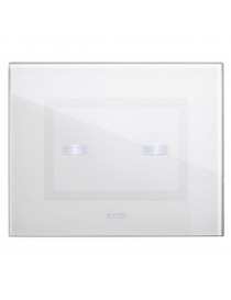 WHITE VERATOUCH PLATE 2COM
