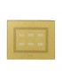 6COM GOLD VERATOUCH PLATE