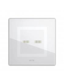 WHITE VERATOUCH PLATE 2COM