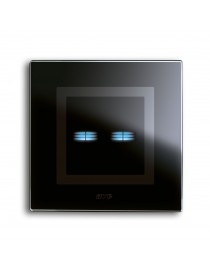 PLACCA VERATOUCH NERO ASSOLUTO 2COM