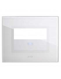 VERATOUCH PLATE X WHITE BUTTON