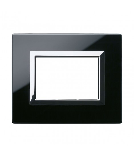 PLATE VERA44 SCHWARZ GLAS ASSOLUT 3M