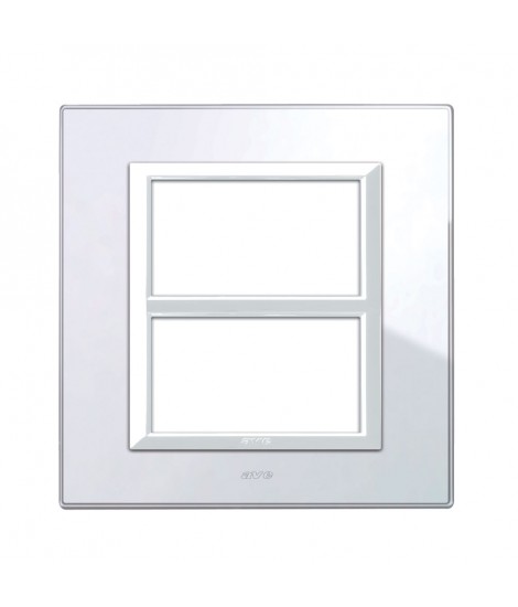 REAL44 WHITE GLASS PLATE 3+3M