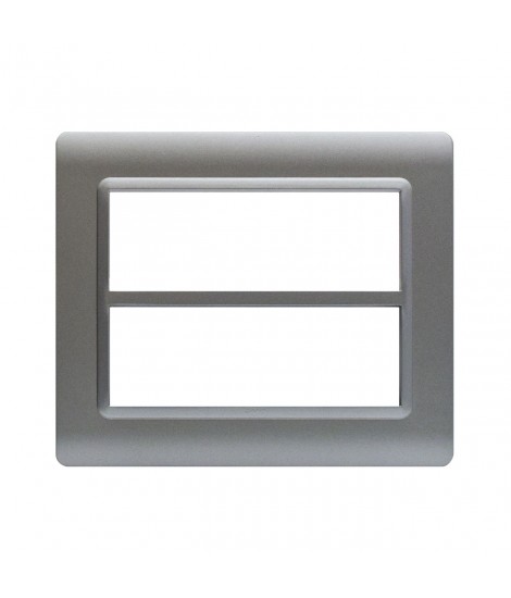 TECN.44 MATT SILVER PLATE 6+6M