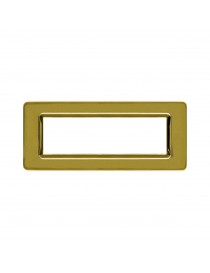 PLACCA TECN.44 OTTONE LUCIDO 7M