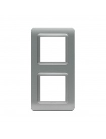 TECN PLATE.44 MATT SILVER 2+2M