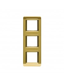 PLACCA TECN.44 OTTONE LUCIDO 2+2+2M