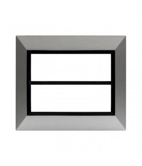 ZAMA44 MATT SILVER PLATE 6+6M