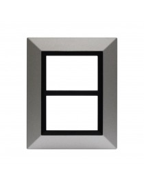 ZAMA44 MATT SILVER PLATE 3+3M