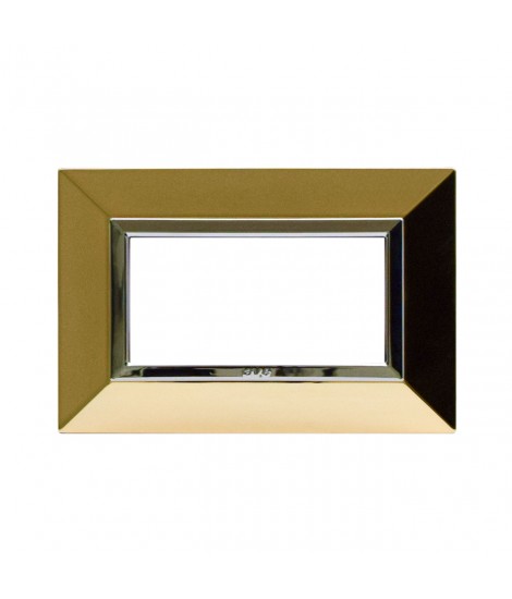 PLATE ZAMA44 POLISHED BRASS 4M