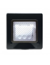 PLATE IP55 BLACK MEMBRANE S44 2M