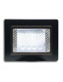 PLAQUE IP55 BLACK MEMBRANE S44 3M