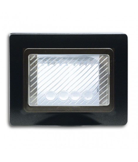 PLAQUE IP55 BLACK MEMBRANE S44 3M