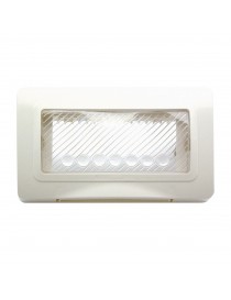 PLATE IP55 RAL9010 MEMBRANE S44 4M