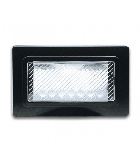 PLAQUE IP55 BLACK MEMBRANE S44 4M