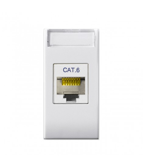 SOCKET RJ45 CAT.6 UTP AVE DOMUS 1M