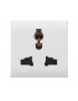 SOCKET MSTD 2P+T 5/6/10/13A DOMUS 2M