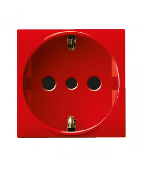 GRIP SCHUKO 2P+T 16A RED S44 2M