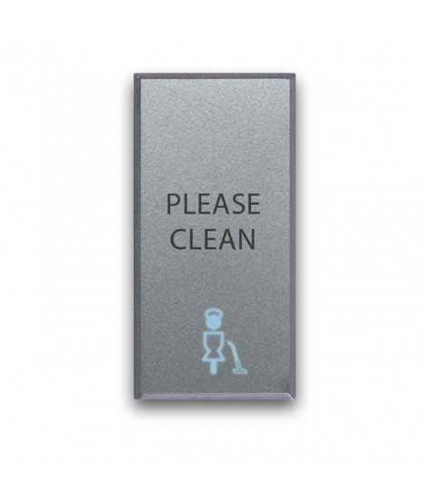 TASTO SIMBOLO PLEASE CLEAN ALLUM.1M