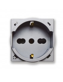 SCHUKO ALLUM.2P+T 16A 250V 2M SOCKET