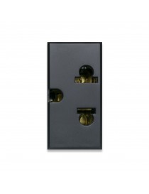 PRESA EUROUSA 2P+T 16A TEKLA 1M
