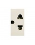 EUROUSA 2P+T 16A CLASS 1M SOCKET