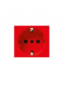 UNEL 2P+T 16A RED SOCKET