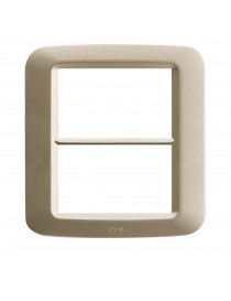 PLACCA YES TECNOP.3+3M.CHAMPAG.OPAC