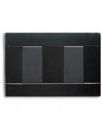 PLATTE RAL45 2MOD. GLOSSY BLACK