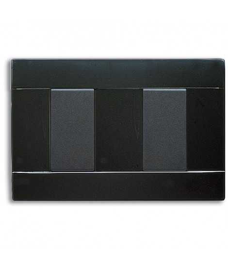 PLATTE RAL45 2MOD. GLOSSY BLACK