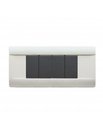 PLATE RAL45 TECNOP.6MOD.GRIGIO RAL