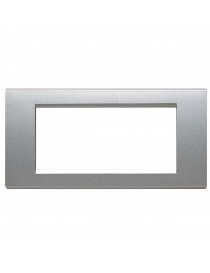 PLATE ZAMA45 4M SILVER METAL.