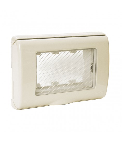 PLACCA IP55 CON MEMBRANA 3M.BLANC