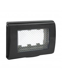 PLATE IP55 WITH MEMBRAN 3M GREY MET