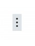 SAFETY SOCKET 2X10A+T RAL