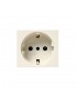 SCHUKO P30 SOCKET 2P+T 16A BLANC