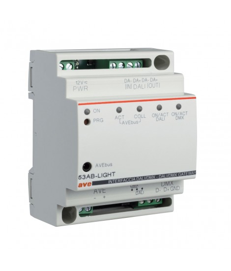 AVEBUS INTERFACE - DALI/DMX 4 DIN