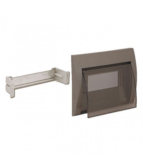 METALLIZ GRAUER DECKEL. IP40 8M