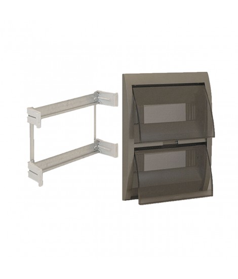 METALLIZ GRAUER DECKEL. IP40 24M