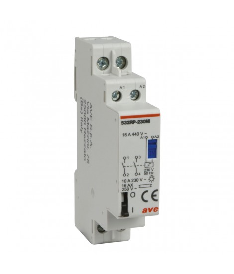 RELE'PASSO-PASSO 16A 2NA T.B230V 1M